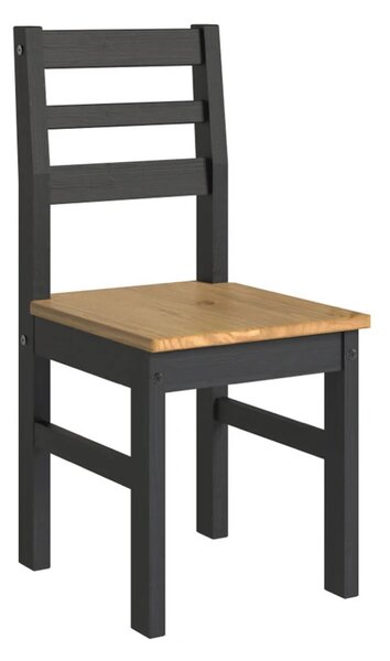 Dinea Black Ladder Back Chair (Pair)