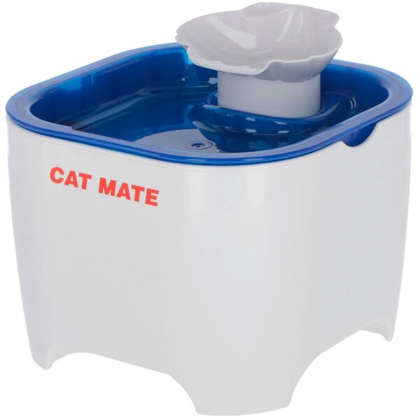 Kerbl Pet Fountain Cat Mate 19x19x14.5 cm White and Blue