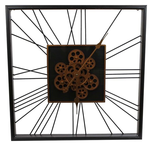 Gifts Amsterdam Wall Clock Radar Robbert Gold and Brown 60cm