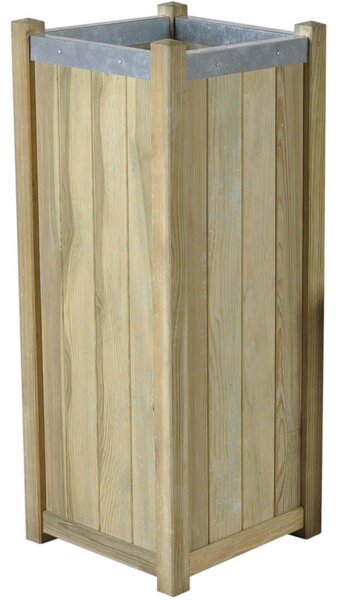 Forest Garden Wooden Slender Planter - 100cm high