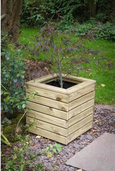 Forest Garden Wooden Linear Square Planter
