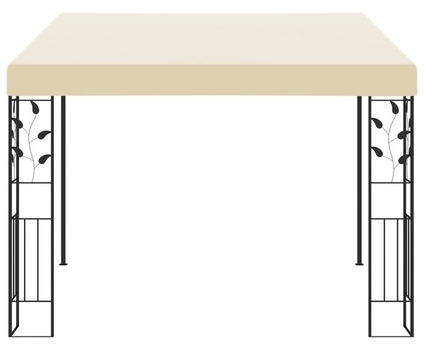 Wall-mounted Gazebo 3x3x2.5 m Cream