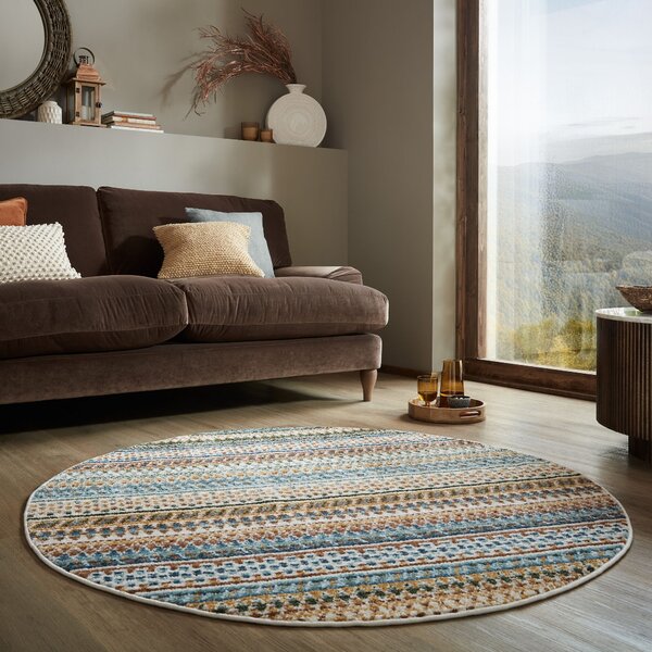 Parker Round Rug Parker Multicoloured