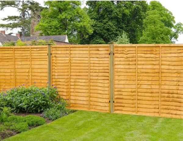 Forest Lap Fence Panel - 6x3ft