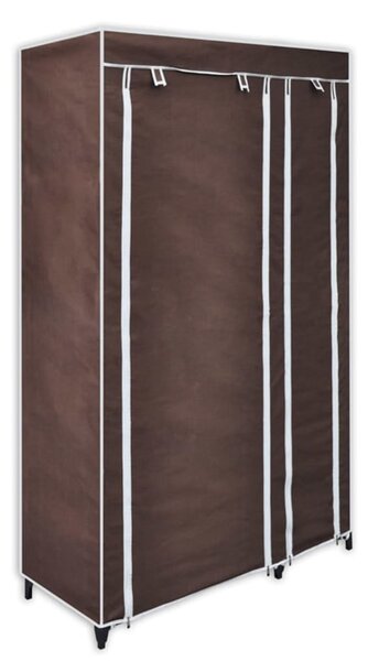 Fabric Wardrobe Brown