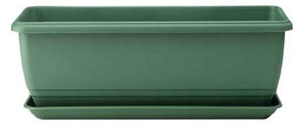 Self Watering Balconniere Troughs in Green - 50cm