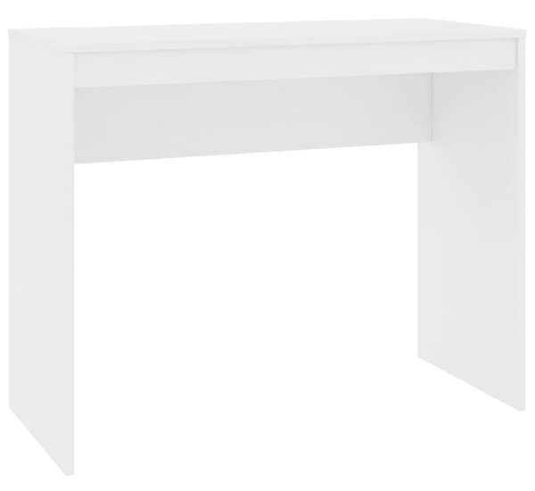 Desk White 90x40x72 cm Engineered Wood