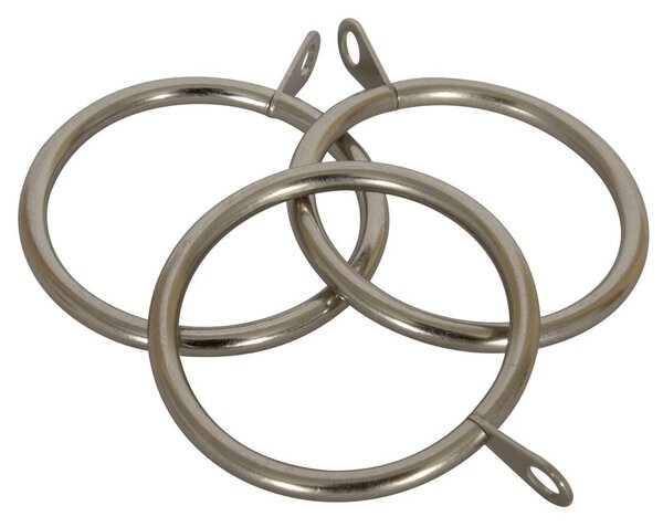 28mm Modo Prospect 6 Pack of Rings Satin Silver