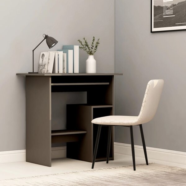 Desk Grey 80x45x74 cm Engineered Wood