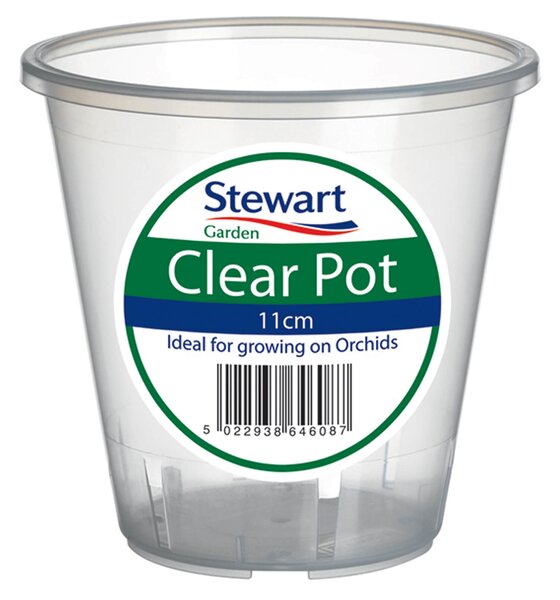 Clear Plastic Pot - 11cm