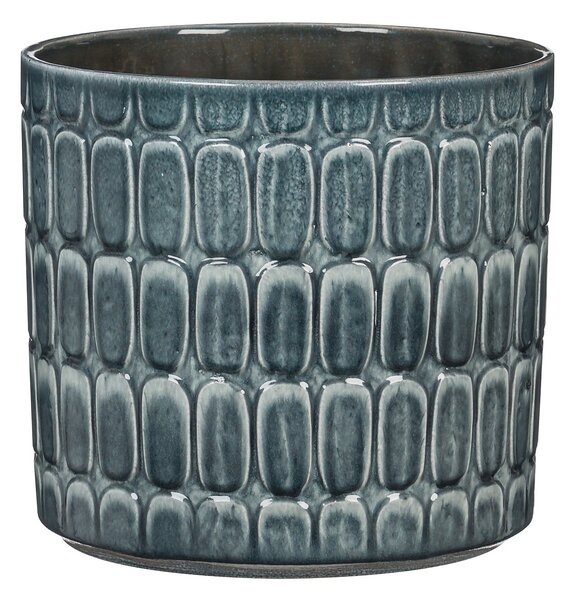 Scheurich Alma Blue Ceramic Pot - 12cm