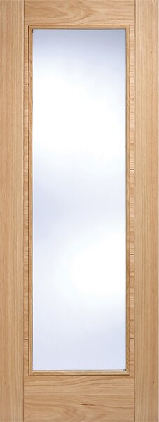 Vancouver Pattern 10 Internal Glazed Prefinished Oak 1 Lite Door - 686 x 1981mm
