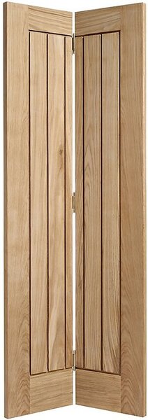 Mexicano Internal Bi-fold Prefinished Oak Door - 686 x 1981mm