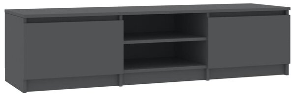 TV Cabinet Grey 140x40x35.5 cm Engineered Wood