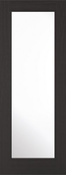 Diez - Black - Clear Glazed Internal Door - 1981 x 686 x 35mm