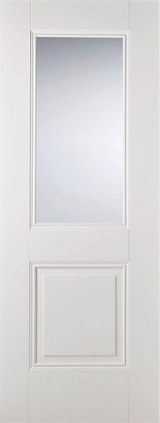 Arnhem Internal Glazed Primed White 1 Lite 1 Panel Door - 686 x 1981mm
