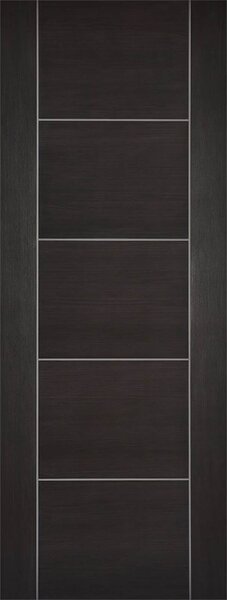 Vancouver Internal Dark Grey Laminate 5 Panel Door - 762 x 1981mm