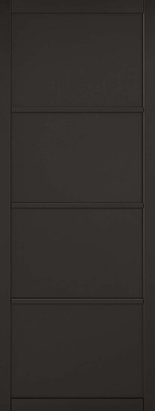 Soho - 4 Panel Primed Black Internal Door - 1981 x 762 x 35mm