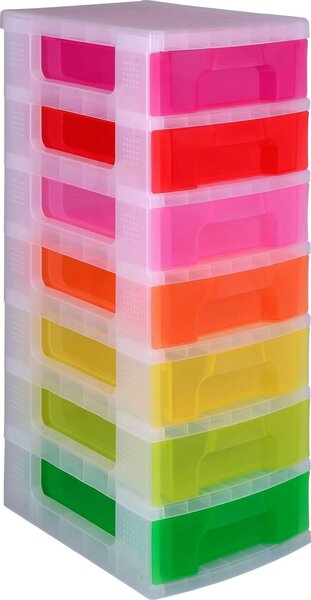 Really Useful 7 Drawer Colour Drawer Tower