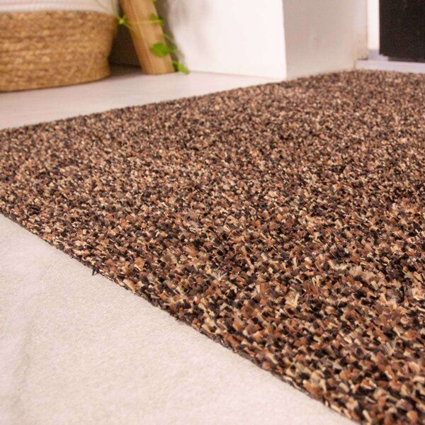 Brown Durable Eco-Friendly Washable Doormats - Hunter - 40cm x 60cm