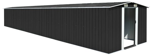 Garden Shed Anthracite 257x779x181 cm Galvanised steel