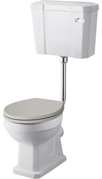 Balterley Harrington Comfort Height Low Level WC Pan, Cistern and Flush Pipe Kit