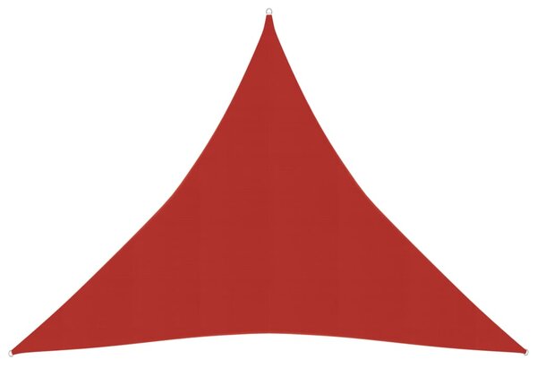 Sunshade Sail 160 g/m² Red 3x3x3 m HDPE