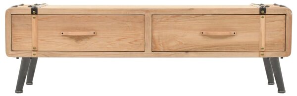 TV Cabinet Solid Fir Wood 120x33x35 cm