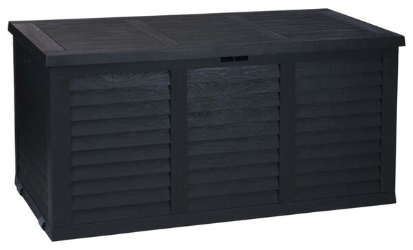 ProGarden Garden Storage Box with Wheel 300 L Dark Grey