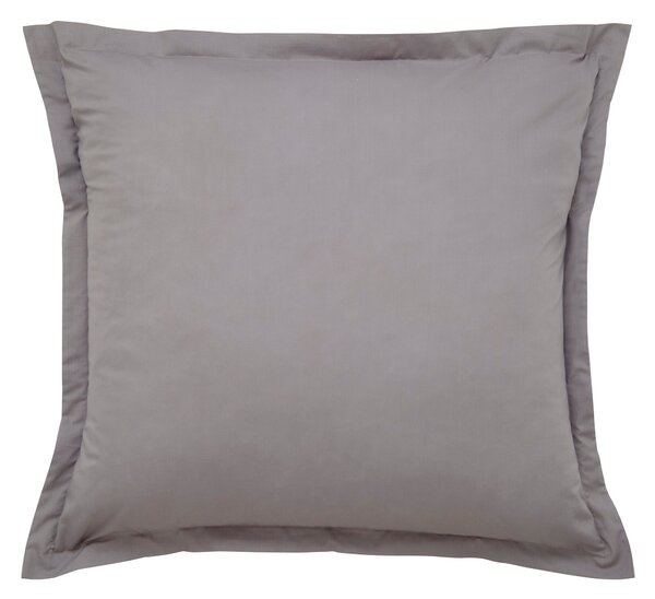 Pure Cotton Continental Square Pillowcase Dove (Grey)