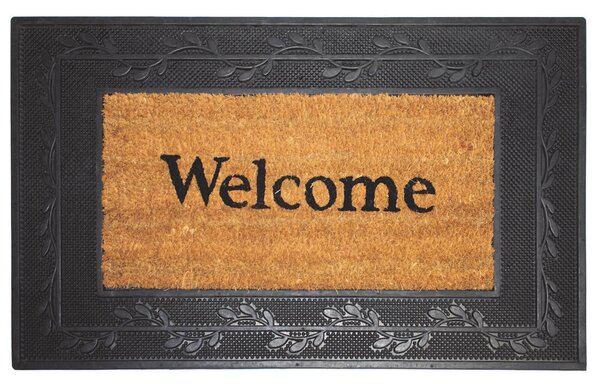 Welcome coir doormat