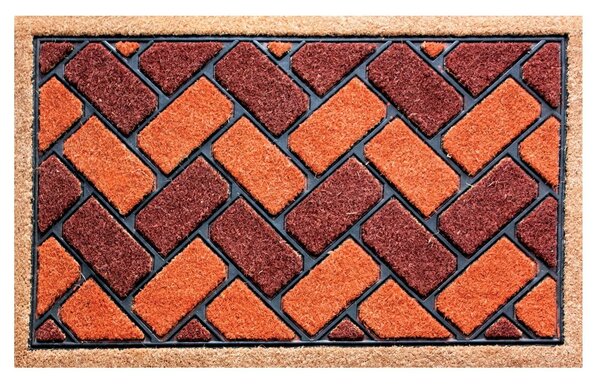 Coir doormat -Red brick