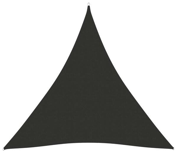 Sunshade Sail Oxford Fabric Triangular 3x3x3 m Anthracite