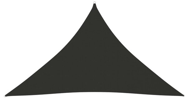 Sunshade Sail Oxford Fabric Triangular 5x5x6 m Anthracite