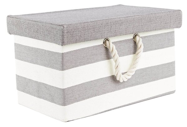 Rectangle Striped Box with Lid