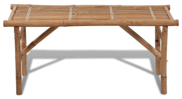 Folding Garden Bench 118 cm Bamboo