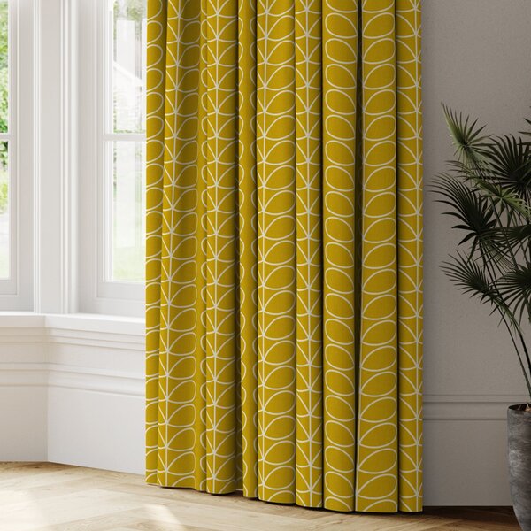 Orla Kiely Linear Stem Made to Measure Curtains yellow