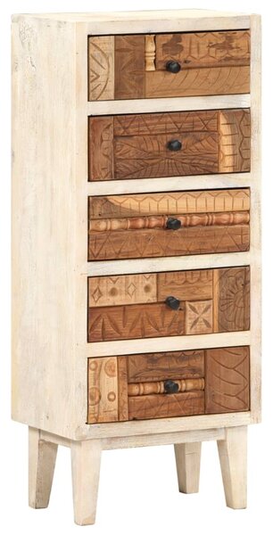 Drawer Cabinet 45x30x105 cm Solid Reclaimed Wood