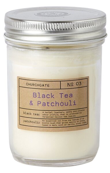 Churchgate Black Tea & Patchouli Fragranced Candle Cream
