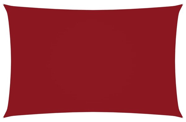 Sunshade Sail Oxford Fabric Rectangular 4x7 m Red