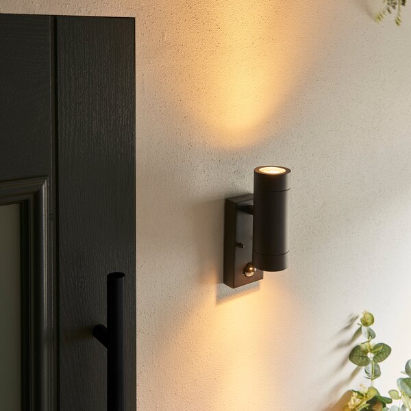 Billy PIR Sensor Outdoor Wall Light Black