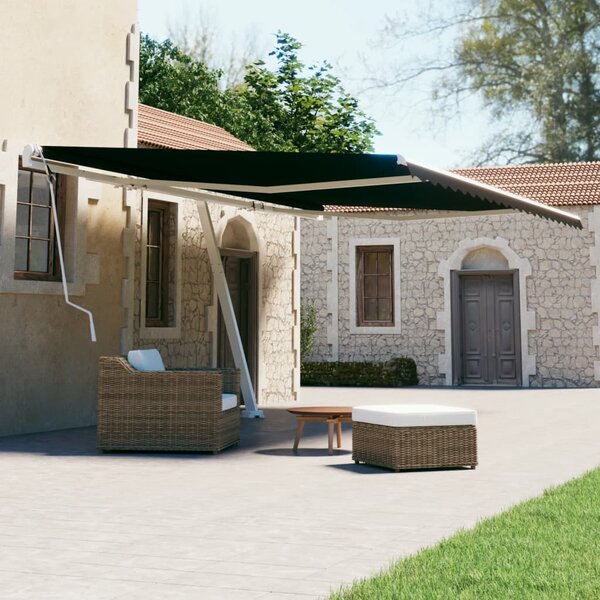 Freestanding Manual Retractable Awning 600x300 cm Anthracite