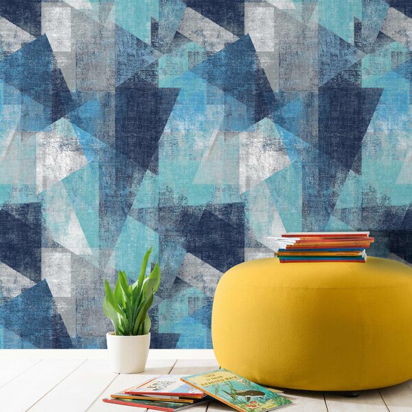 DUTCH WALLCOVERINGS Wallpaper Perspectives Blue
