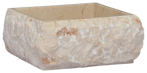 Sink Cream 30x30x13 cm Marble