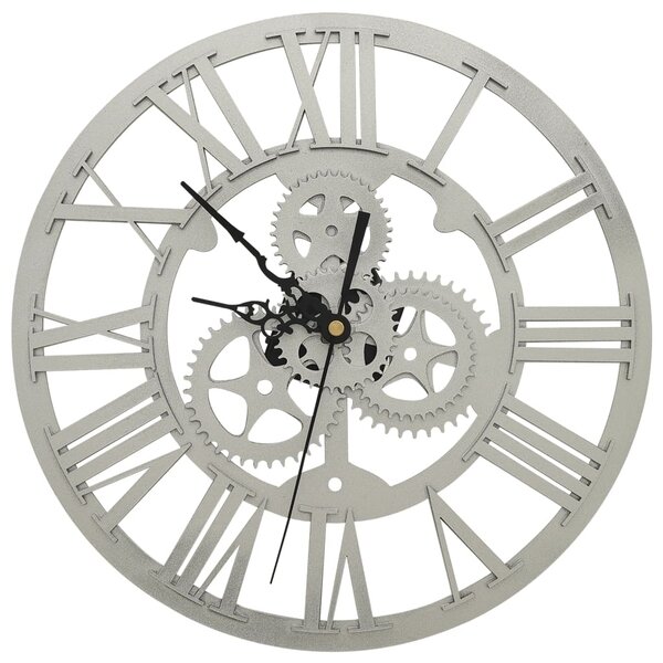 Wall Clock Silver 30 cm Acrylic