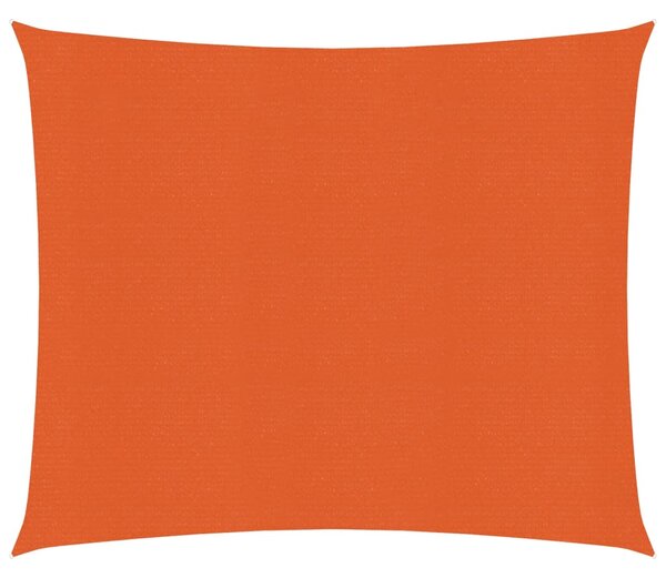 Sunshade Sail 160 g/m² Orange 2.5x2.5 m HDPE