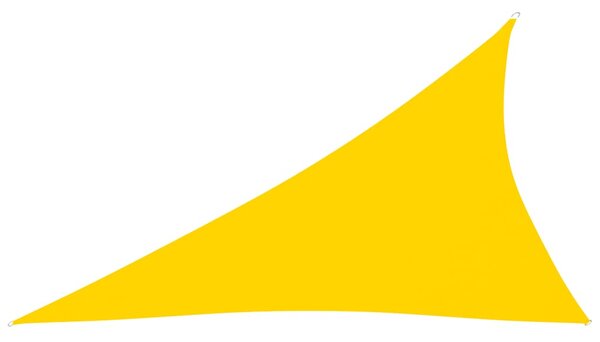 Sunshade Sail Oxford Fabric Triangular 4x5x6.4 m Yellow