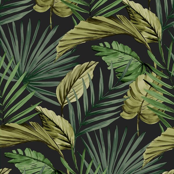 Palm House Green Wallpaper