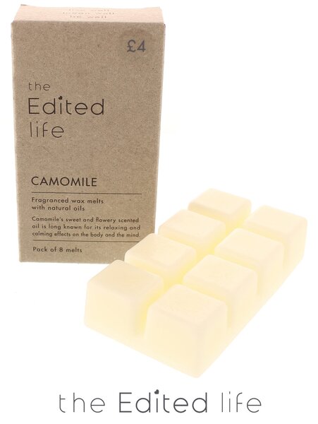 8 Packs of 8 Camomile Wax Melts White