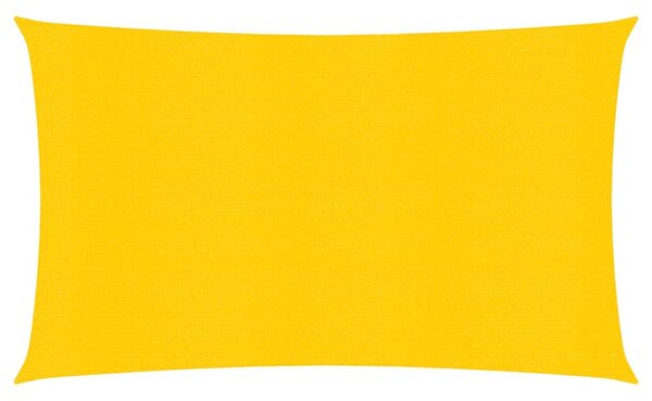 Sunshade Sail 160 g/m² Yellow 2x5 m HDPE